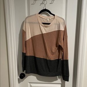 Nine Britton Cream and Black Sweater